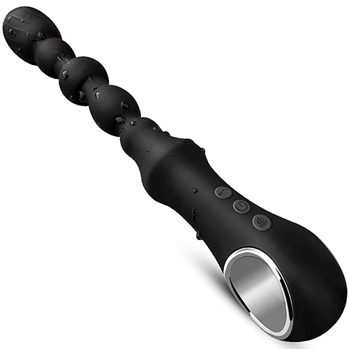 Anal Beads Toy Vibrating Anal Beads Butt Plug Sex Toy Massager Bullet G Spot Vibrator 7 Vibration Modes Heating Adult Products for Men Couples Sex Fun