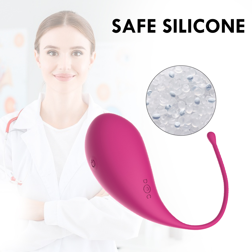 (Rose Red) Vibrating Dildo Vibrator Love Egg Adult Sex Toy Vaginal Balls Masturbator Clitoris G Spot Stimulator for Woman Wireless Remote Wearable 10 Speeds