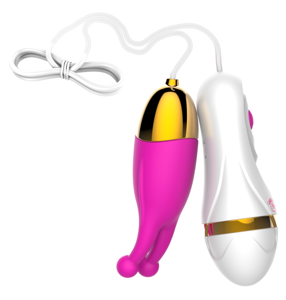 (Rose Red) Eggs Vibrator Vagina Massager Clitoris Stimulator Female Sex Toys Masturbation Dildo G Spot Toy Adult Couples Flirt Sex Machine 12 Speed Rechargeable