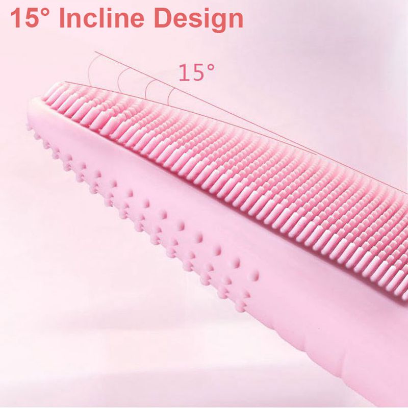 Mini Electric Facial Cleansing Brush Silicone Face Cleaner Deep Pore Cleaning Face Massage Skin Care Tool USB Charging Waterproof Wireless Charging