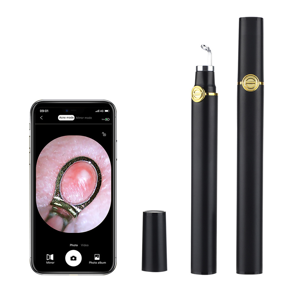Blackhead Remover Smart Visual Acne Needle Cleansing Cosmetic Devices Acne Squeeze Pore Cleaner Facial Treatment Skin Care Tools