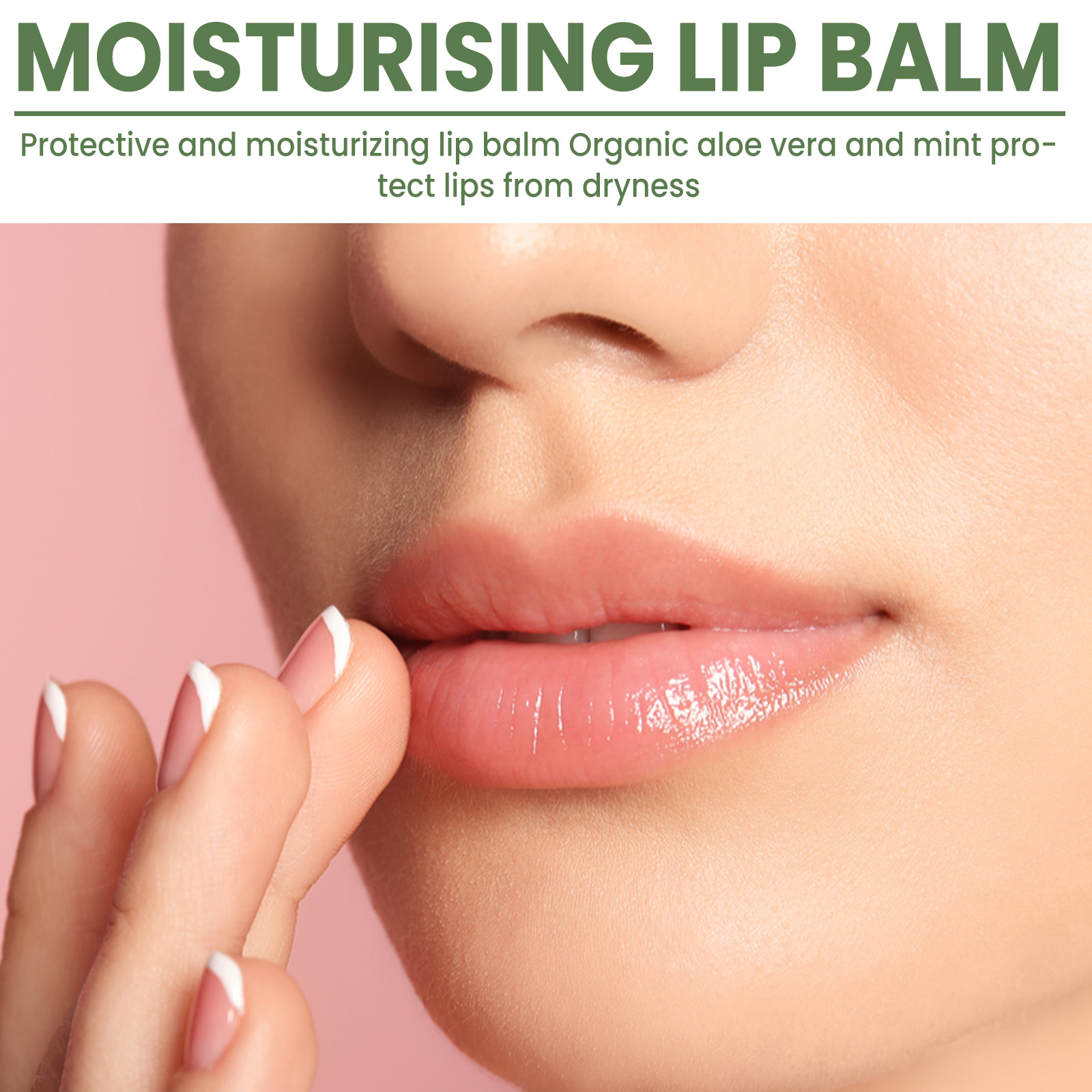 Lip Balm Aloe Vera Natural Ingredients Hydrated Lips Moisturizing Nourishing Lips Care