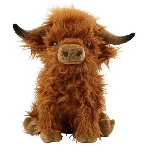 Highland Cow Brown Plush Toy Plush Cute Cuddly Toys Kids Soft Toy Gift for Kids