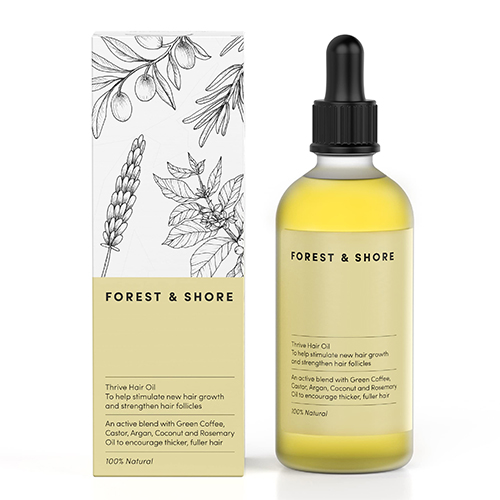Hair Growth Oil Natural Hair Oil with Caffeine Biotin Castor Oil Argan Oil Coconut Oil and Rosemary Oil Effective Thickening MaskHair Loss Treatment