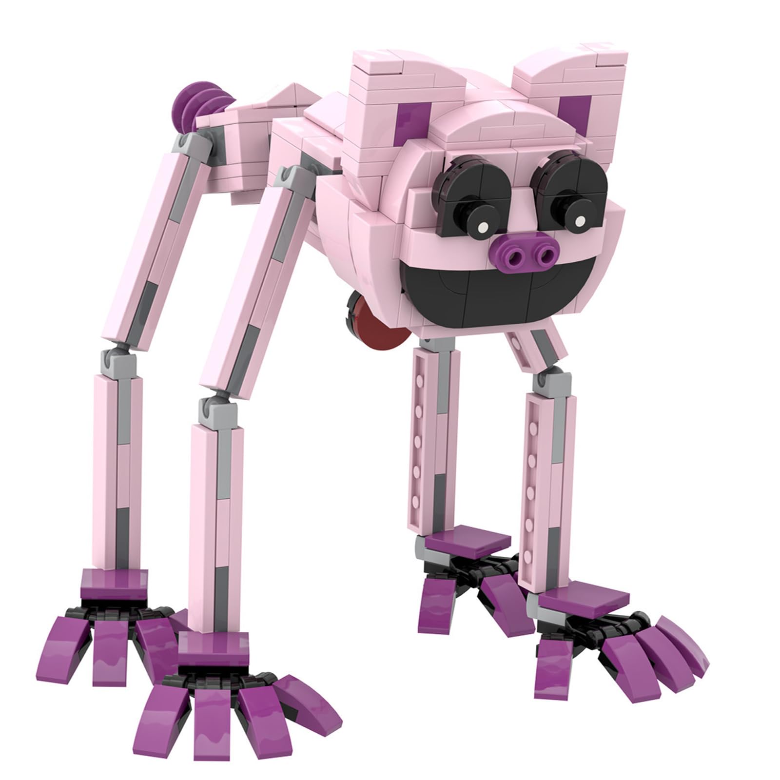 (Bobby Bearhug) Smiling Critters Building Block Set CatNap DogDay Building Block Funny Critters Monster Cartoon Horror Game Figure Model Toys Bricks Birthday Gift
