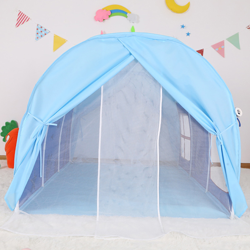 Blue Ocean Themed Pretend Play Tent for Kids - Indoor Imaginative Playhouse