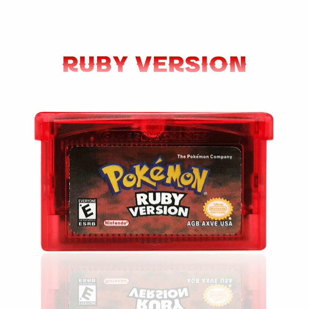 (Sapphire) NINTENDO Pokemon Ruby Games GBA Game Boy Advance