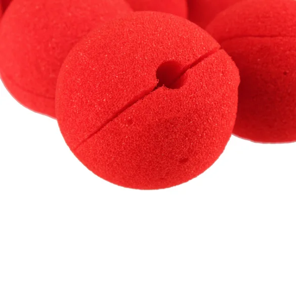 (1 PC) Foam Red Ball Clowns Noses Halloween Party Cosplay Costume Circus Props Festival Make Up DIY Crafts Christmas Costume Party Decoration