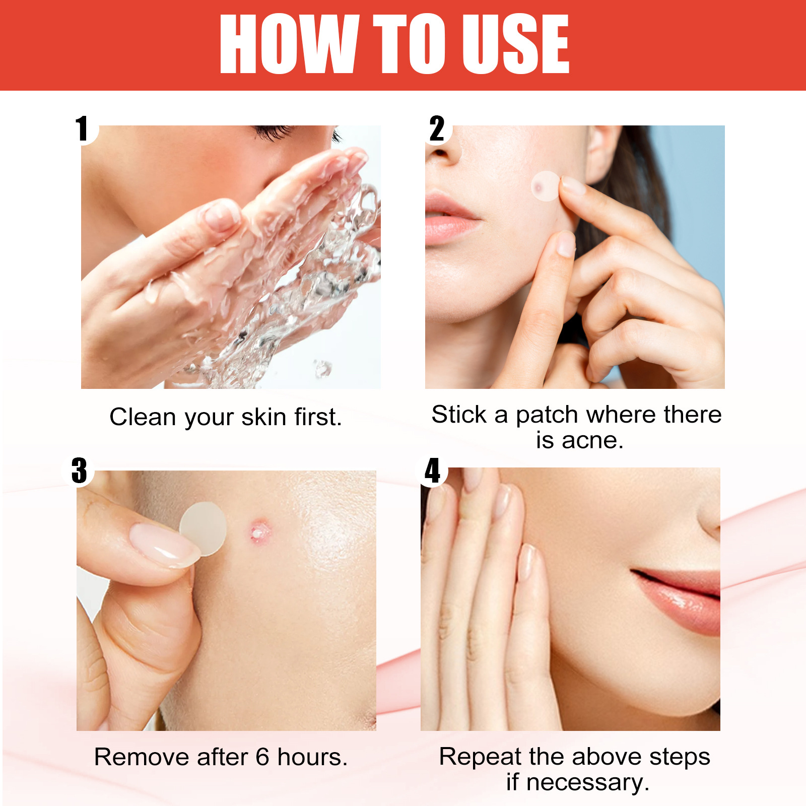 Hydrocolloid Acne Pimple Patch 144pcs Set Invisible Healing Absorbing Spot Sticker Covering Men Women Face Spot Scar Care Acnes Face Skin Care