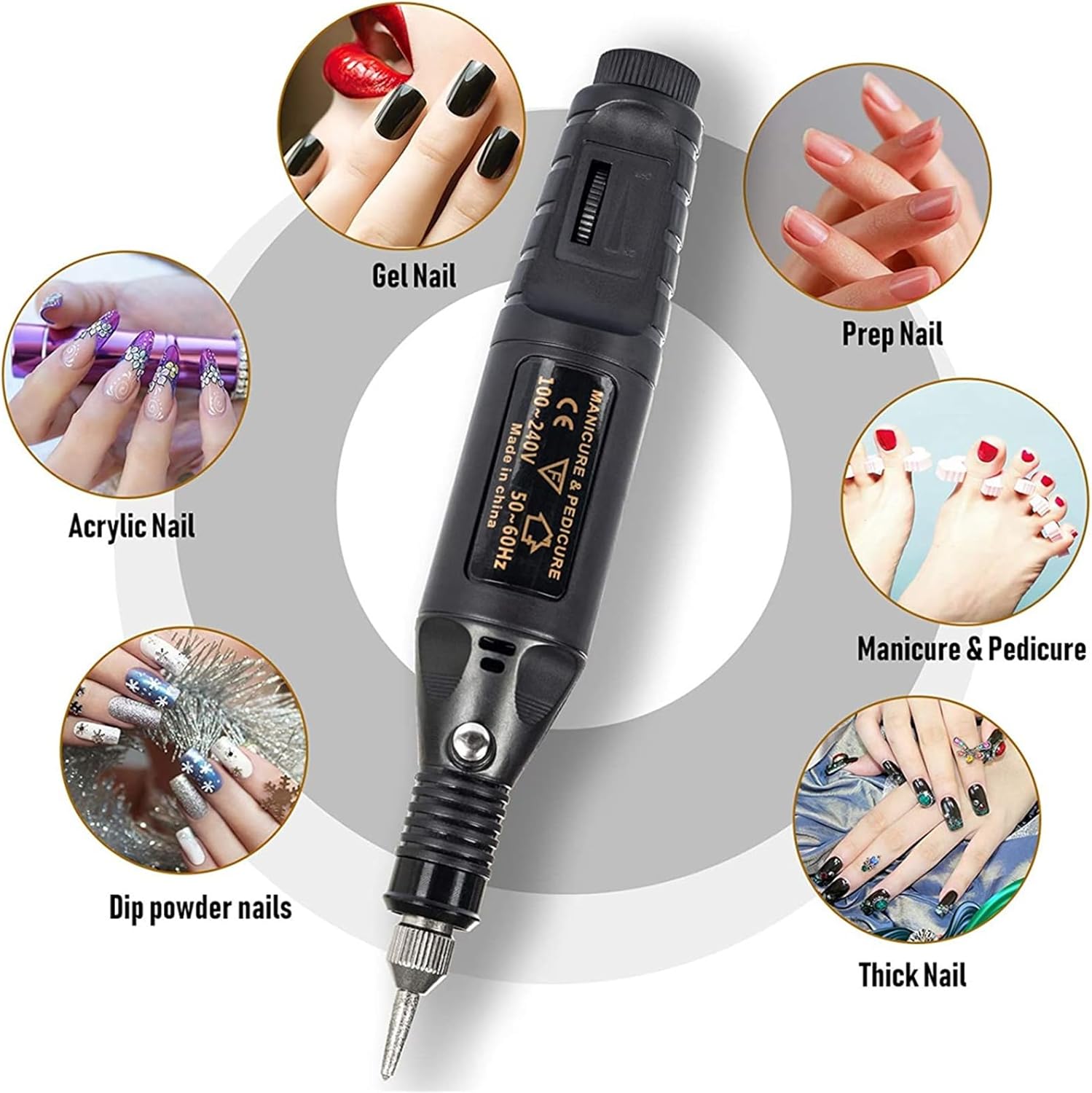 Electric Nail Files Professional Nail Drill Polishing Shape Machine for Women Girls