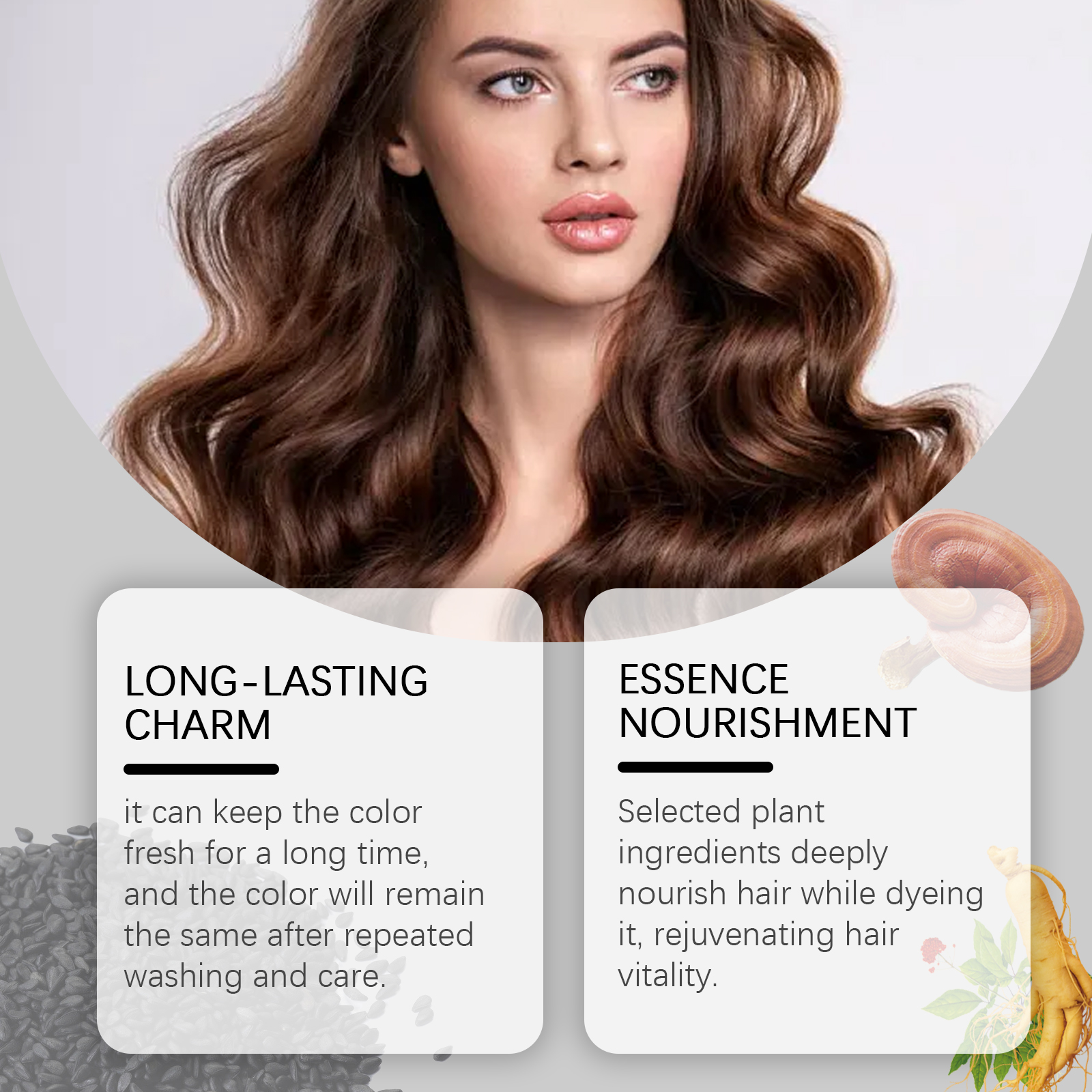 Hair Dyeing Shampoo Lasting Coloring Deeply Nourishing Reduce Breakage Promote Scalp Health Hair Dyeing Shampoo ﻿