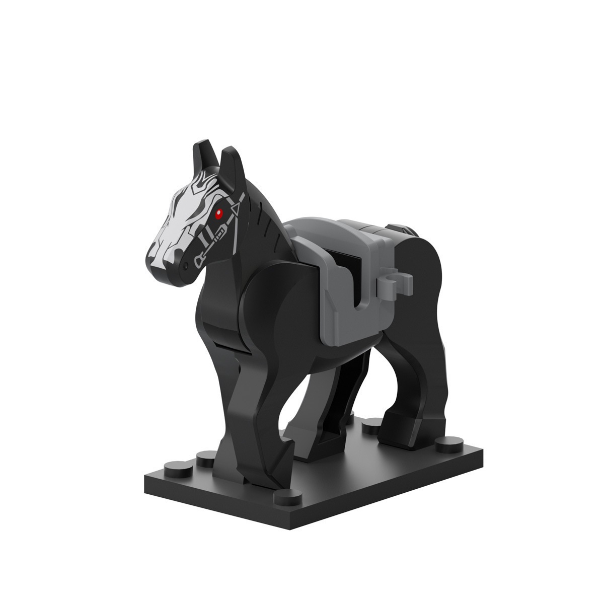 (Horse C) Horse Building Blocks Educational Toys Mini Figures Set Long Lasting Enjoyment Countless Hours Of Entertainment Gift Choice For Kids