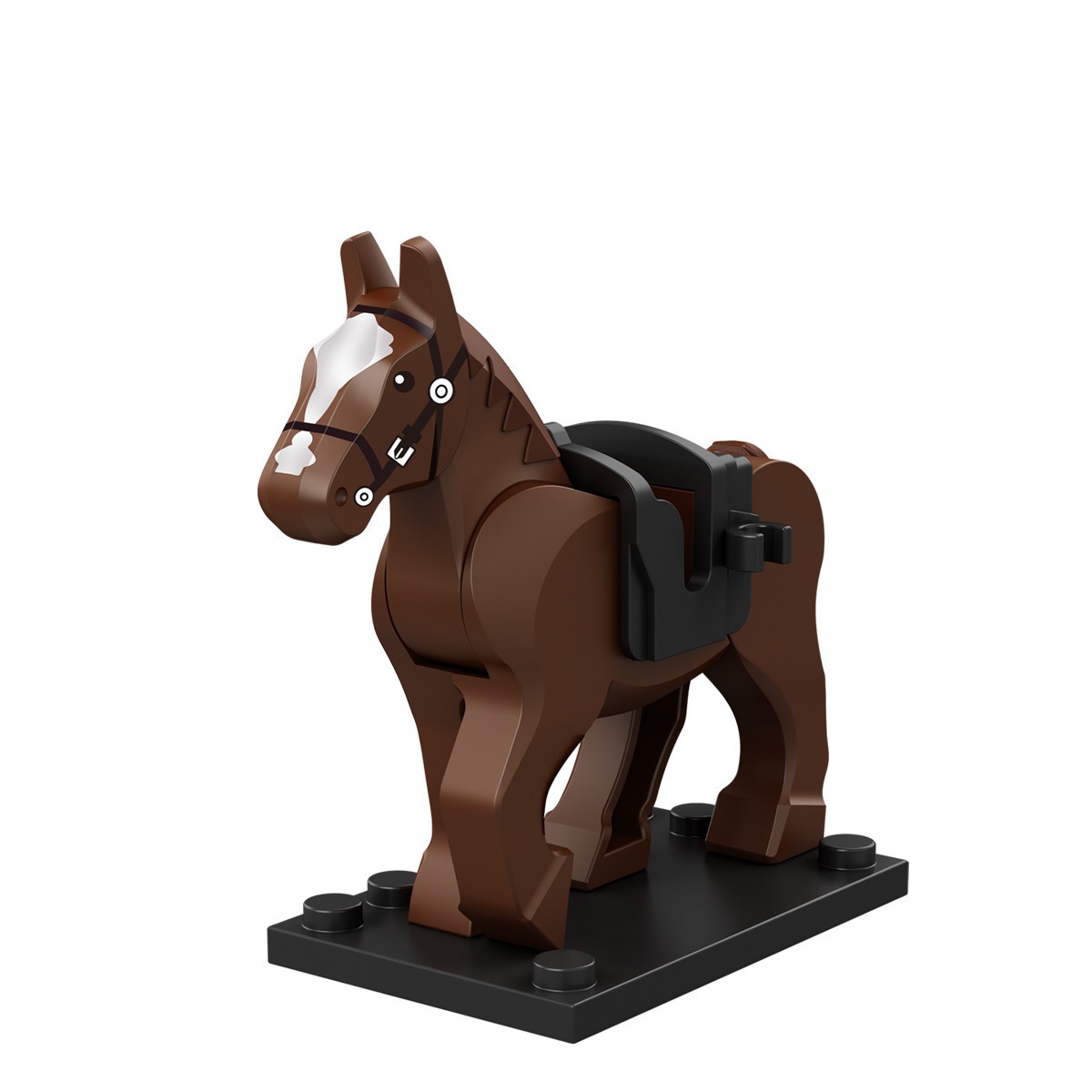 (Horse C) Horse Building Blocks Educational Toys Mini Figures Set Long Lasting Enjoyment Countless Hours Of Entertainment Gift Choice For Kids