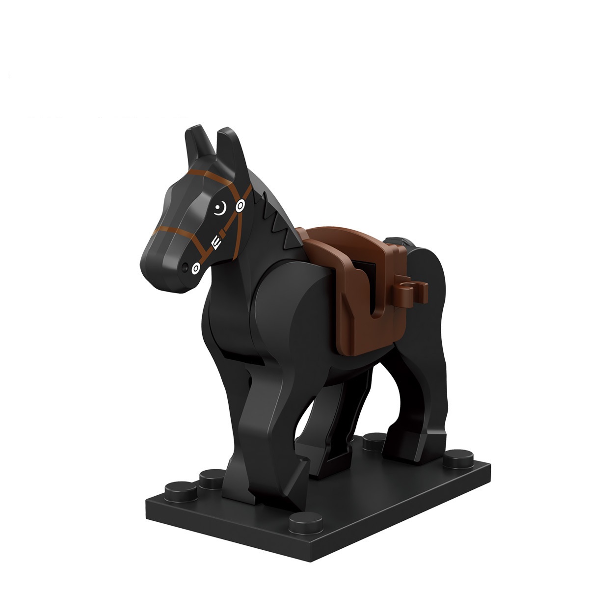 (Horse C) Horse Building Blocks Educational Toys Mini Figures Set Long Lasting Enjoyment Countless Hours Of Entertainment Gift Choice For Kids