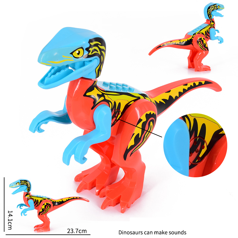 (Dinosaur B) Kids Dinosaurs Building Blocks Toy Spinosaurus Brachiosaurus Figure Model Gifts