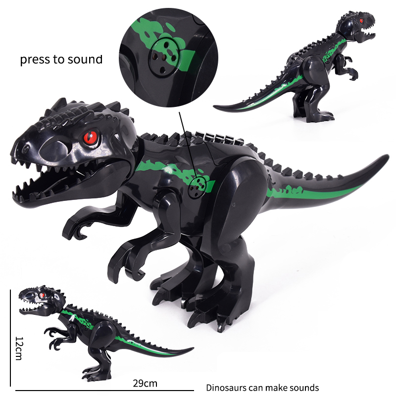 (Dinosaur B) Kids Dinosaurs Building Blocks Toy Spinosaurus Brachiosaurus Figure Model Gifts