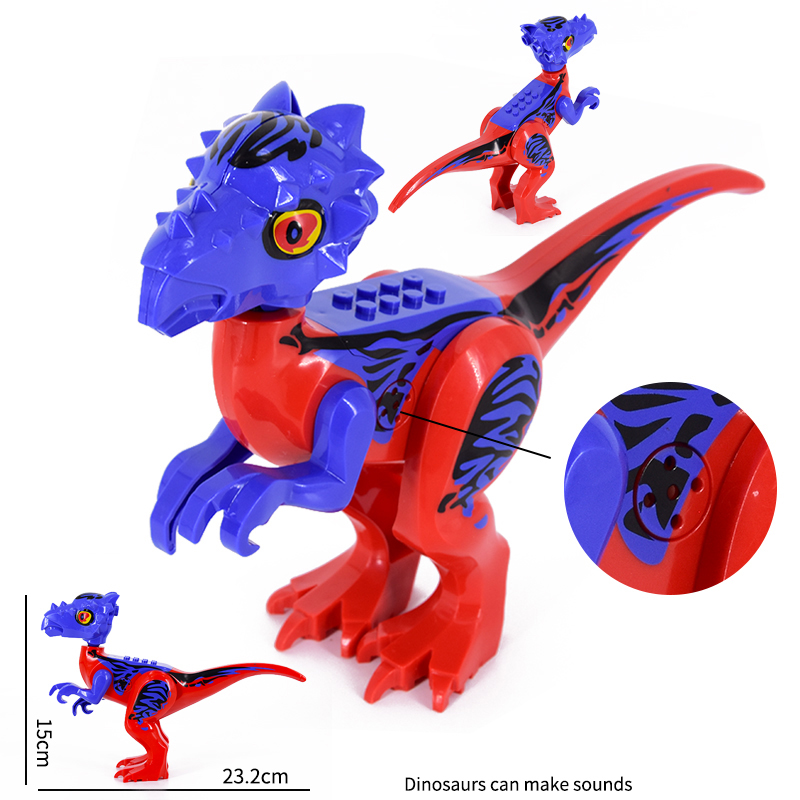 (Dinosaur B) Kids Dinosaurs Building Blocks Toy Spinosaurus Brachiosaurus Figure Model Gifts