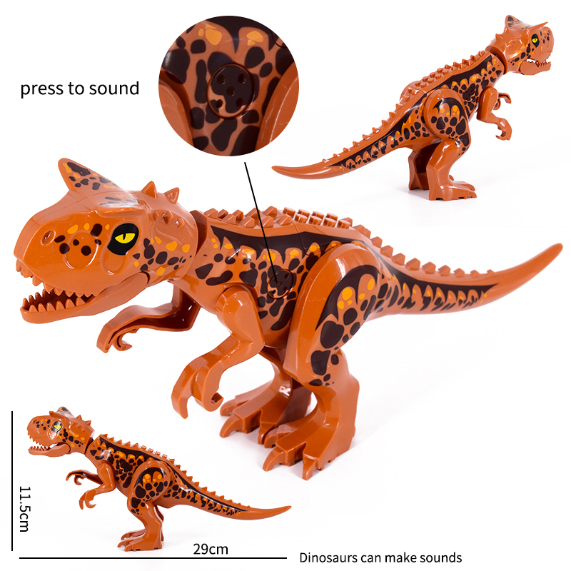 (Dinosaur B) Kids Dinosaurs Building Blocks Toy Spinosaurus Brachiosaurus Figure Model Gifts