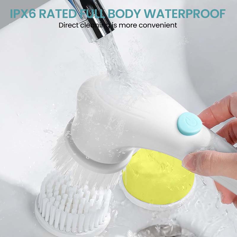 Usb Rechargeable Kitchen Dish Washing Brush Sink Cleaner Bathroom Bathtub Clean Brush Spin Scrubber Electric Cleaning Brush