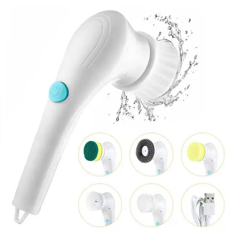 Usb Rechargeable Kitchen Dish Washing Brush Sink Cleaner Bathroom Bathtub Clean Brush Spin Scrubber Electric Cleaning Brush