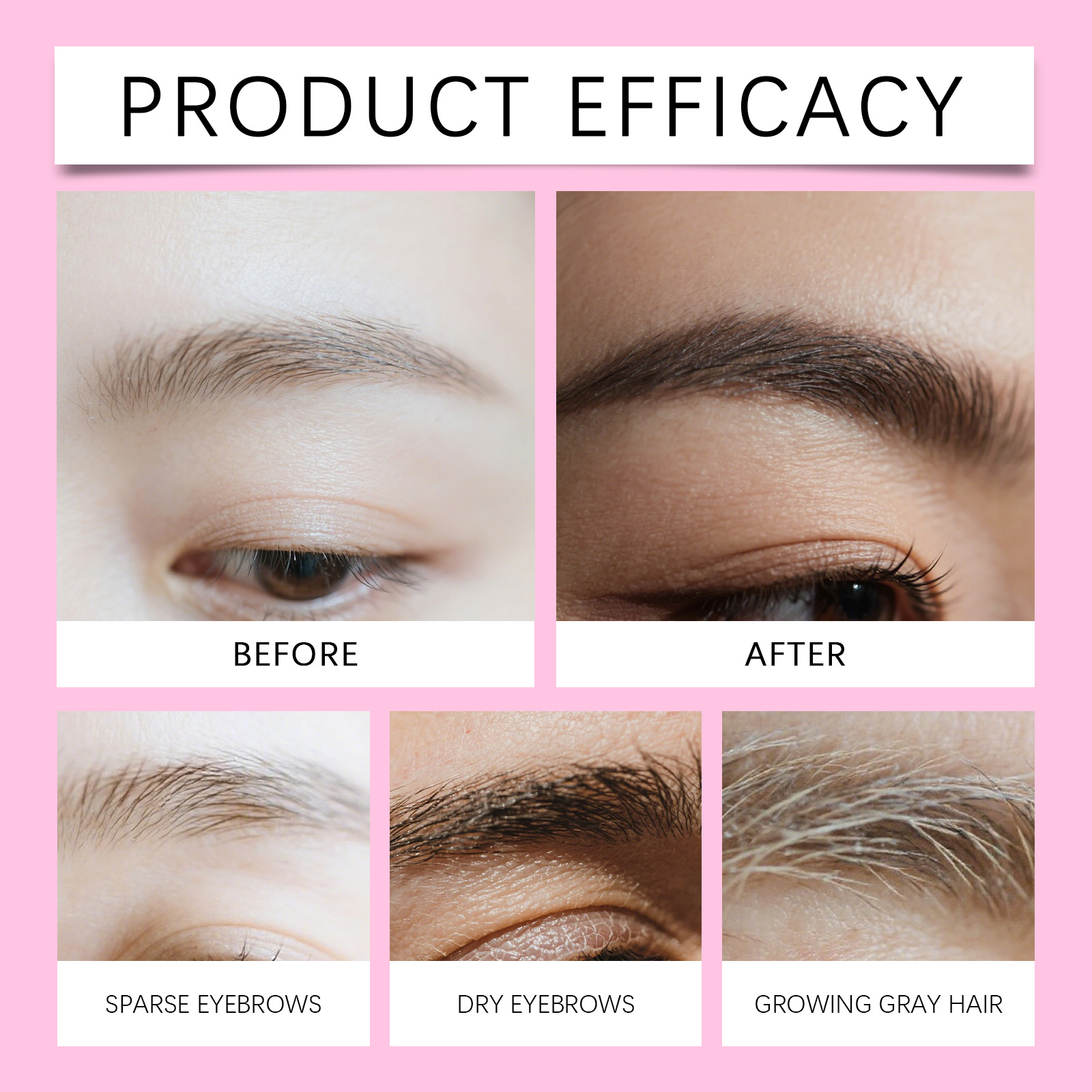 Eyebrow Serum Light Smooth Long Lasting Moisturizing Easy Mild Non Sticky Fast Penetration Fits Most Skin Types