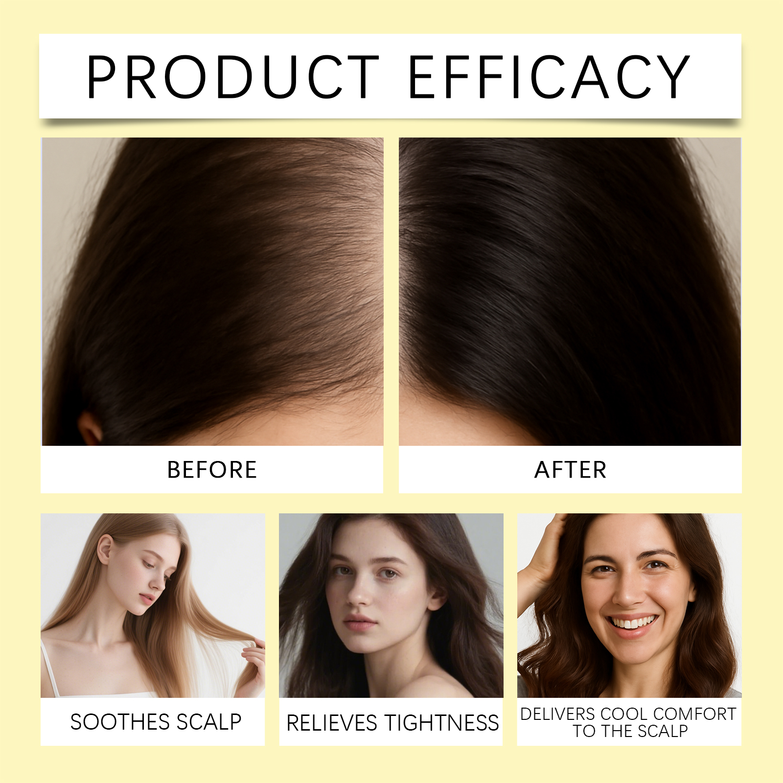 Hair Roller Essence Liquid Mild Nourish Protect Scalp Create Fluffy Hair Texture Daily Gentle Care For Scalp And Hair