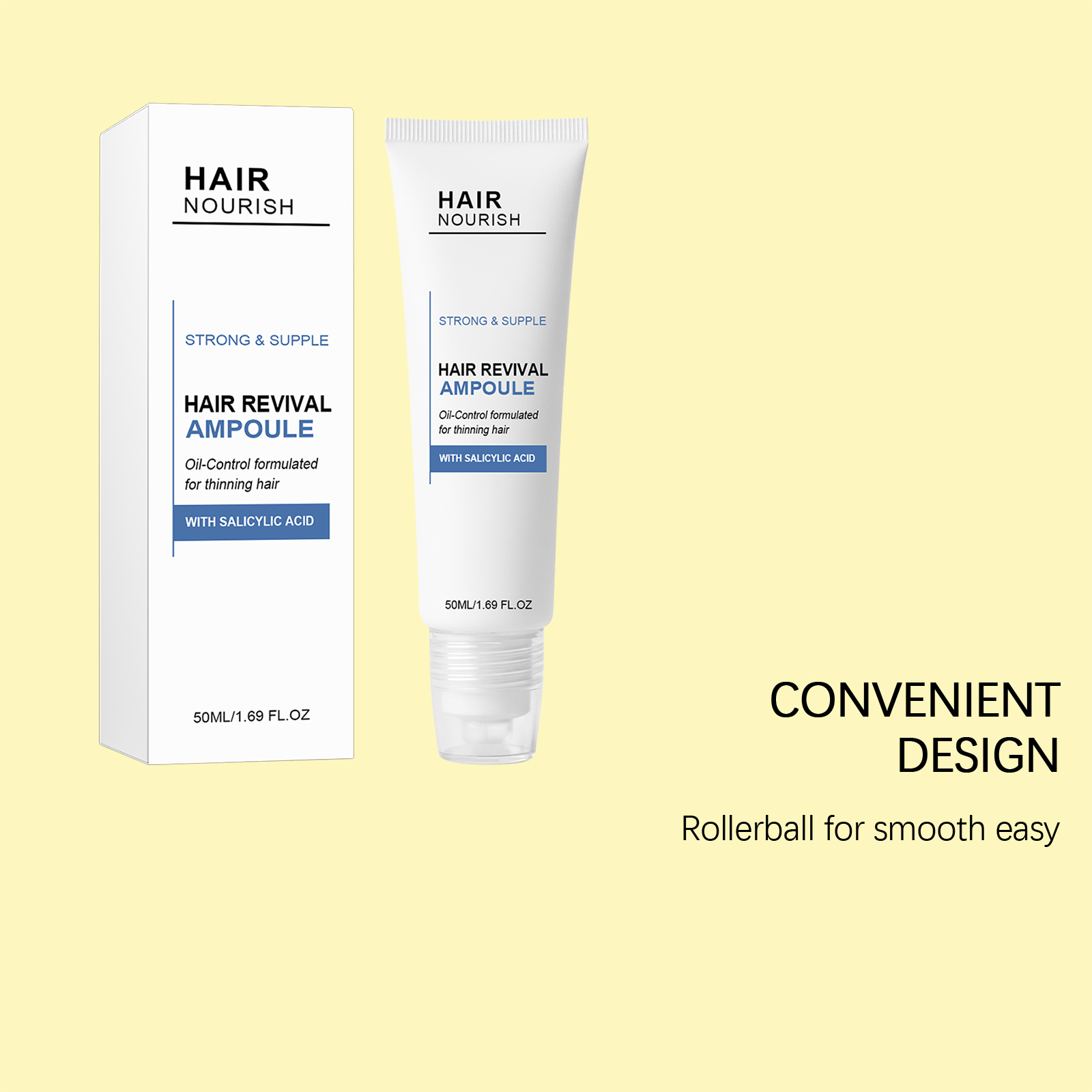 Hair Roller Essence Liquid Mild Nourish Protect Scalp Create Fluffy Hair Texture Daily Gentle Care For Scalp And Hair