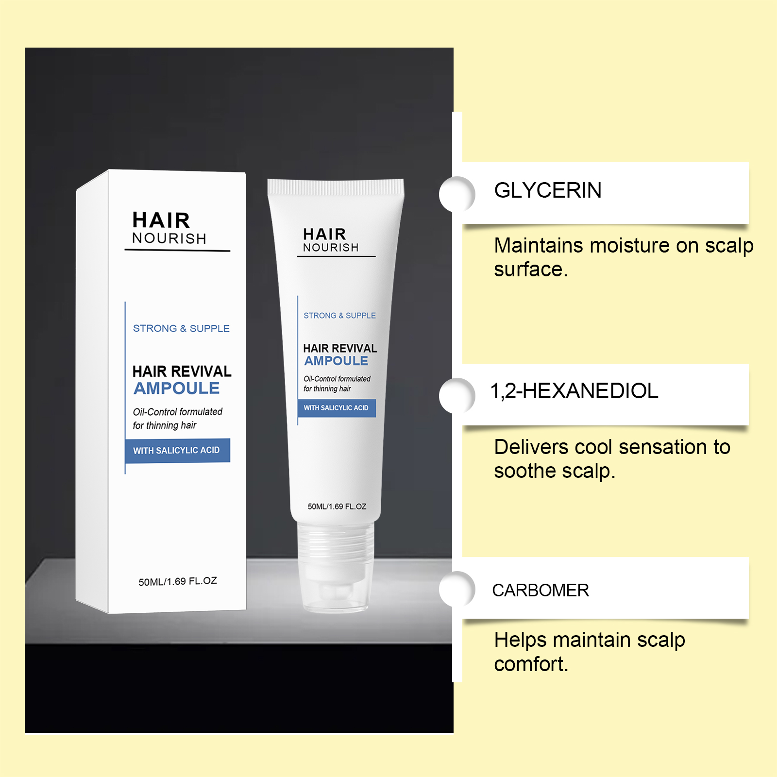 Hair Roller Essence Liquid Mild Nourish Protect Scalp Create Fluffy Hair Texture Daily Gentle Care For Scalp And Hair