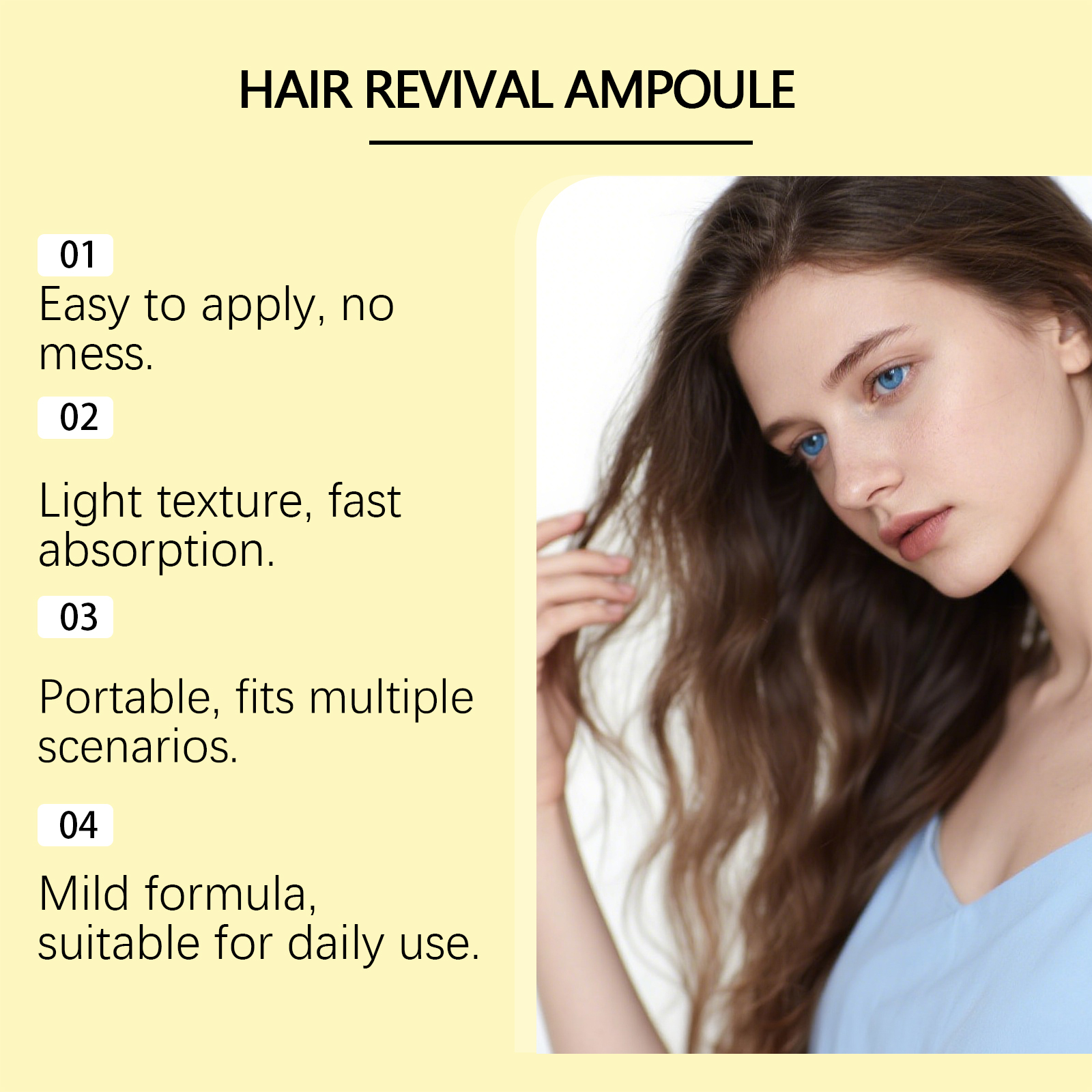 Hair Roller Essence Liquid Mild Nourish Protect Scalp Create Fluffy Hair Texture Daily Gentle Care For Scalp And Hair
