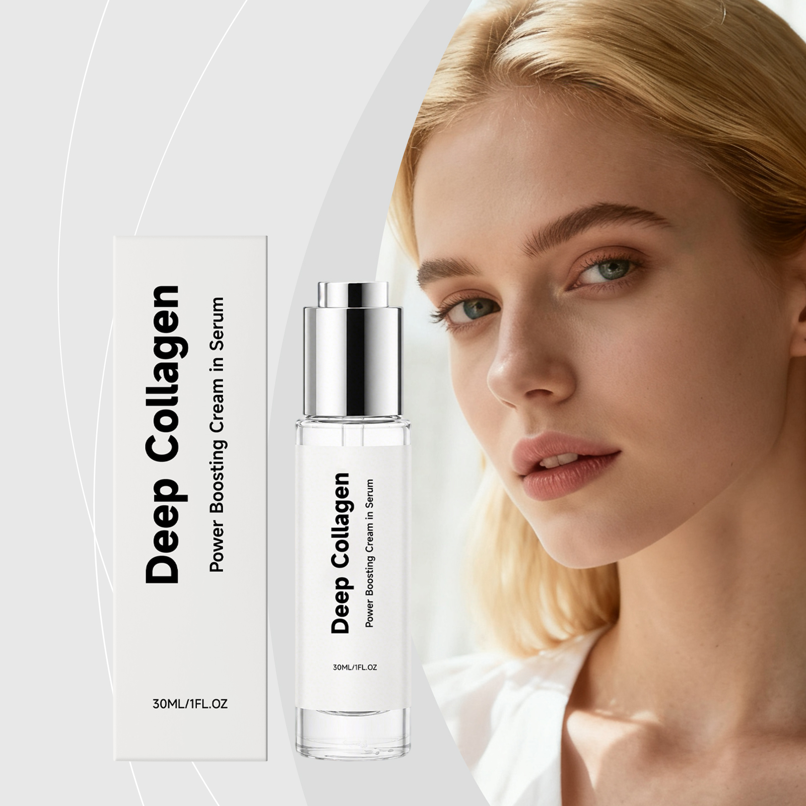 Collagen Moisturizing Essence Daily Mild Hydrating Brightening Nourishing Facial Skin Care Liquid Deep Soft Glowing Hydrate Gentle Surface Treatment