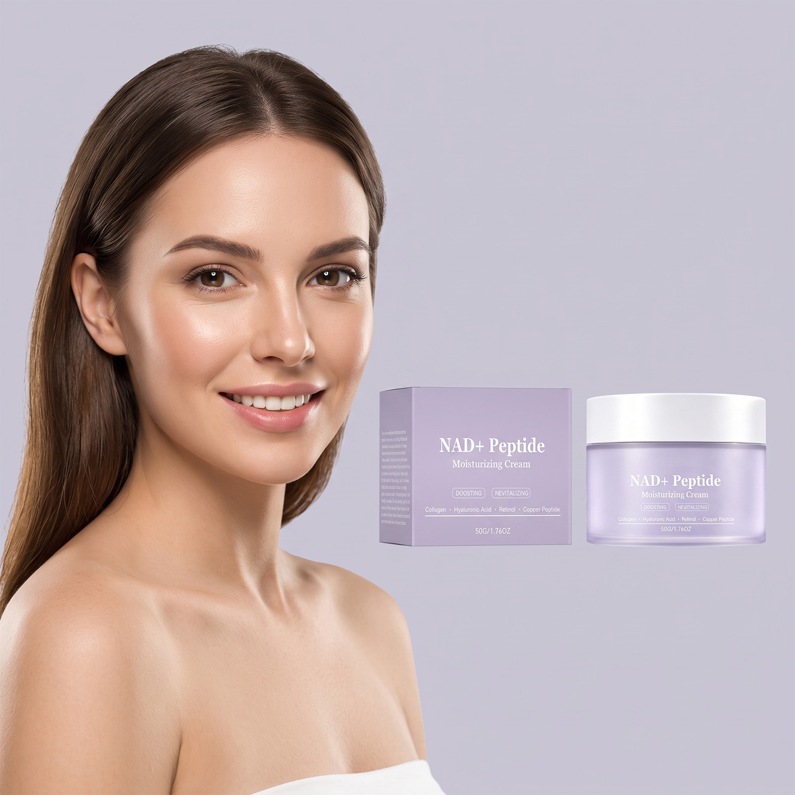 Moisturizing Cream Gentle Nourish Soft Fine Texture Easy Glide Fresh Non Sticky Face Body Skin