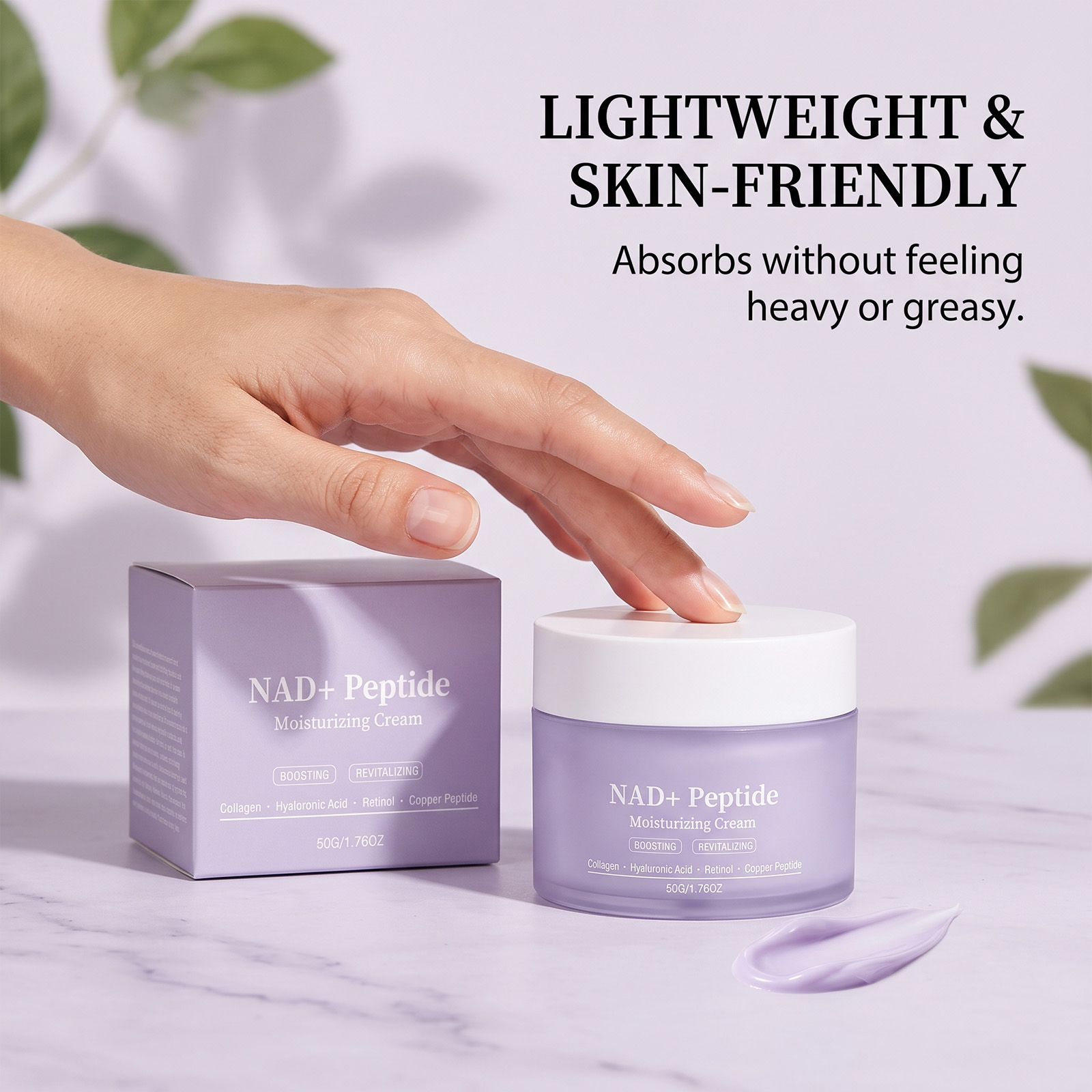 Moisturizing Cream Gentle Nourish Soft Fine Texture Easy Glide Fresh Non Sticky Face Body Skin