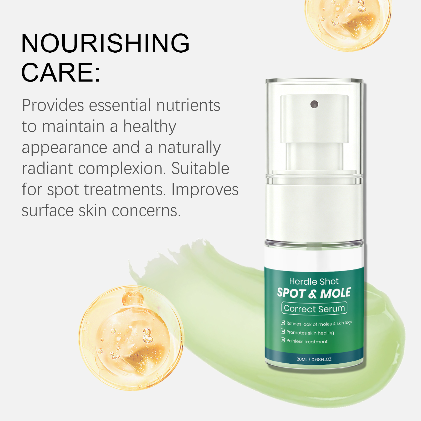 Body Care Essence Mild Cleansing Smoothing Skin Targeted Imperfection Gentle Nourishing Liquid For Human Body Partial Area