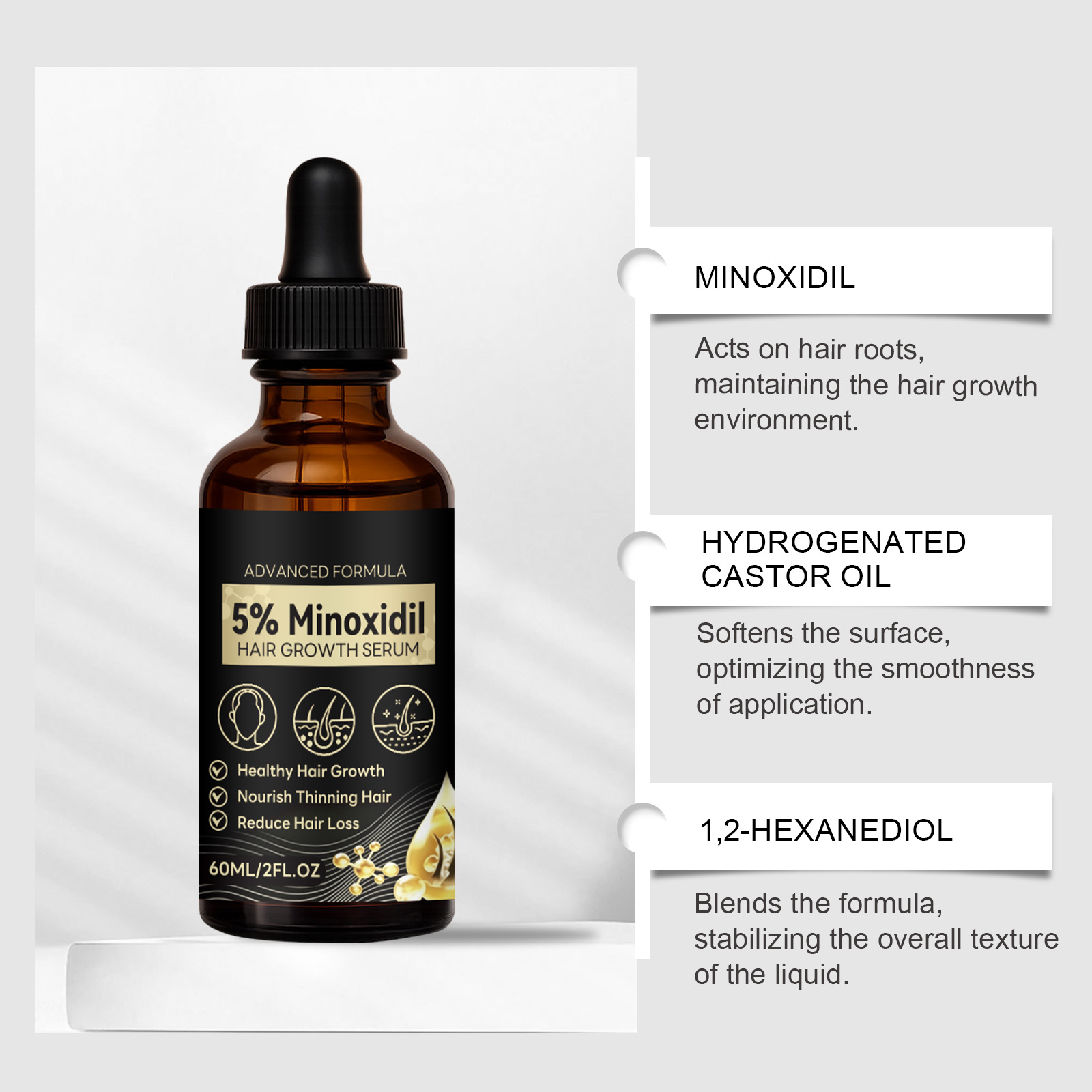 Hair Care Essence Daily Nourish Scalp Smooth Hair Mild Refreshing Protect Soft Gentle