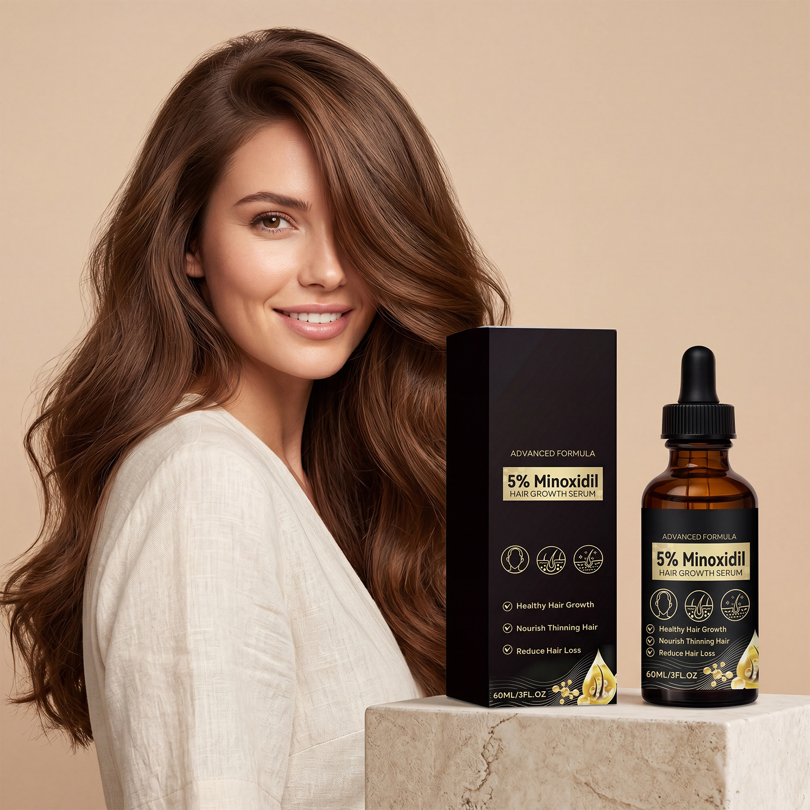 Hair Care Essence Daily Nourish Scalp Smooth Hair Mild Refreshing Protect Soft Gentle
