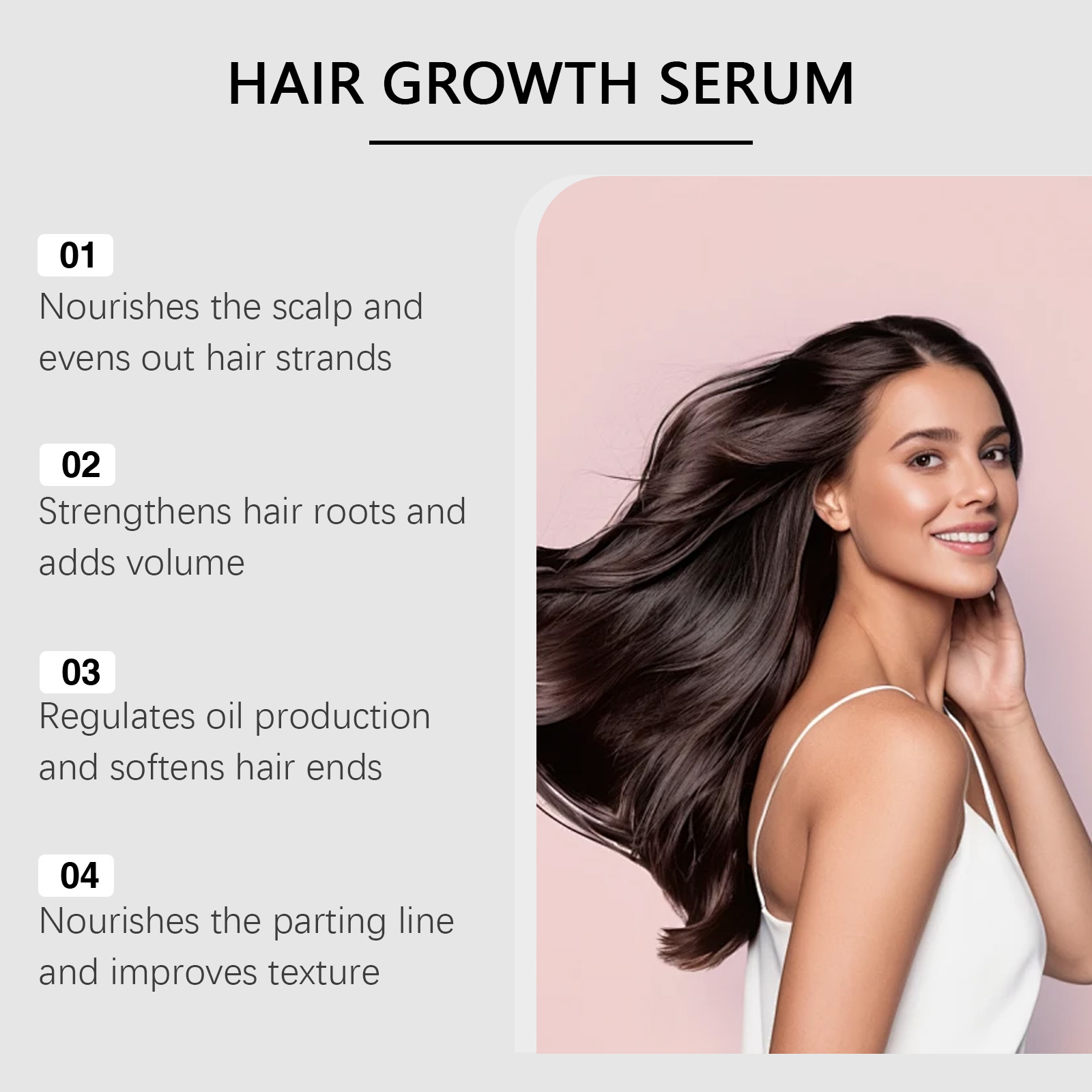 Hair Care Essence Daily Nourish Scalp Smooth Hair Mild Refreshing Protect Soft Gentle