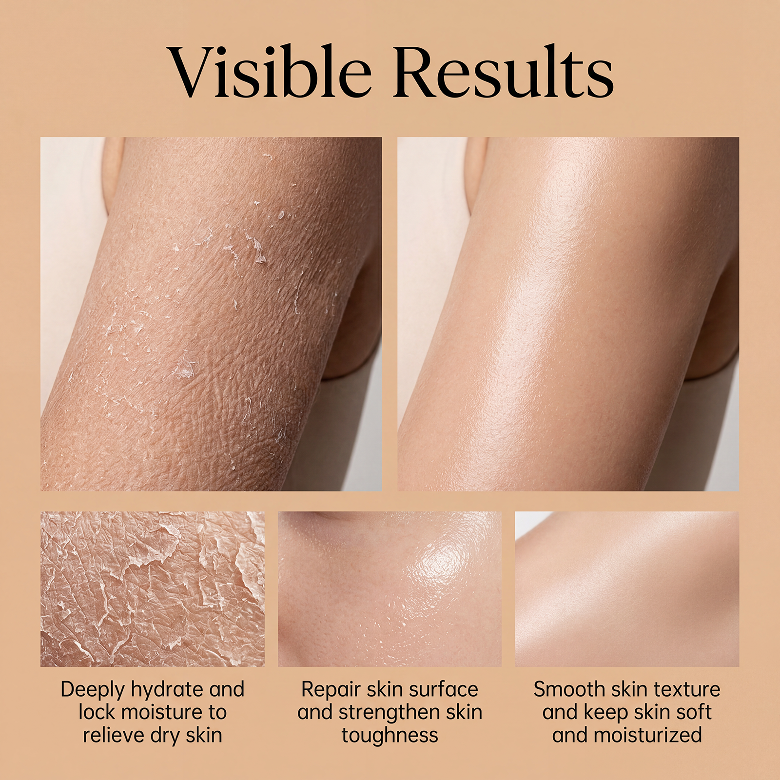 Skin Care Cream Mild Hydrating Moisturizing Easy Smearing Daily Body Skin Maintenance Lotion