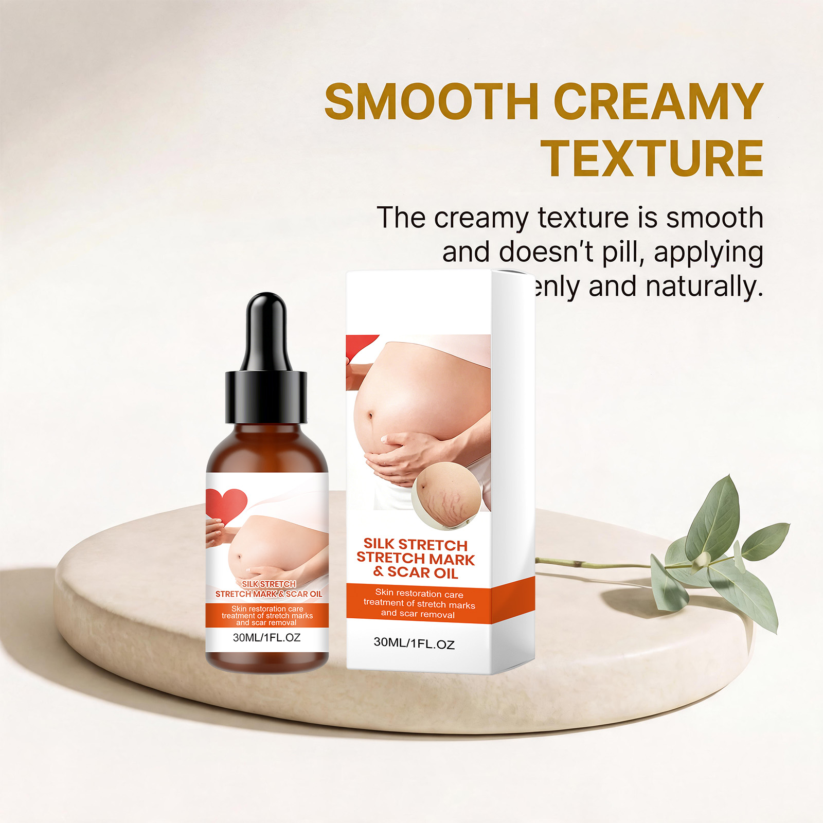 Body Care Oil For Women Moisturize Soften Hydrate Belly Skin Home Daily External