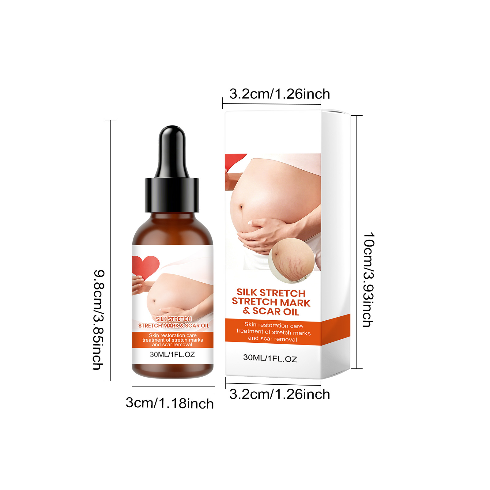 Body Care Oil For Women Moisturize Soften Hydrate Belly Skin Home Daily External