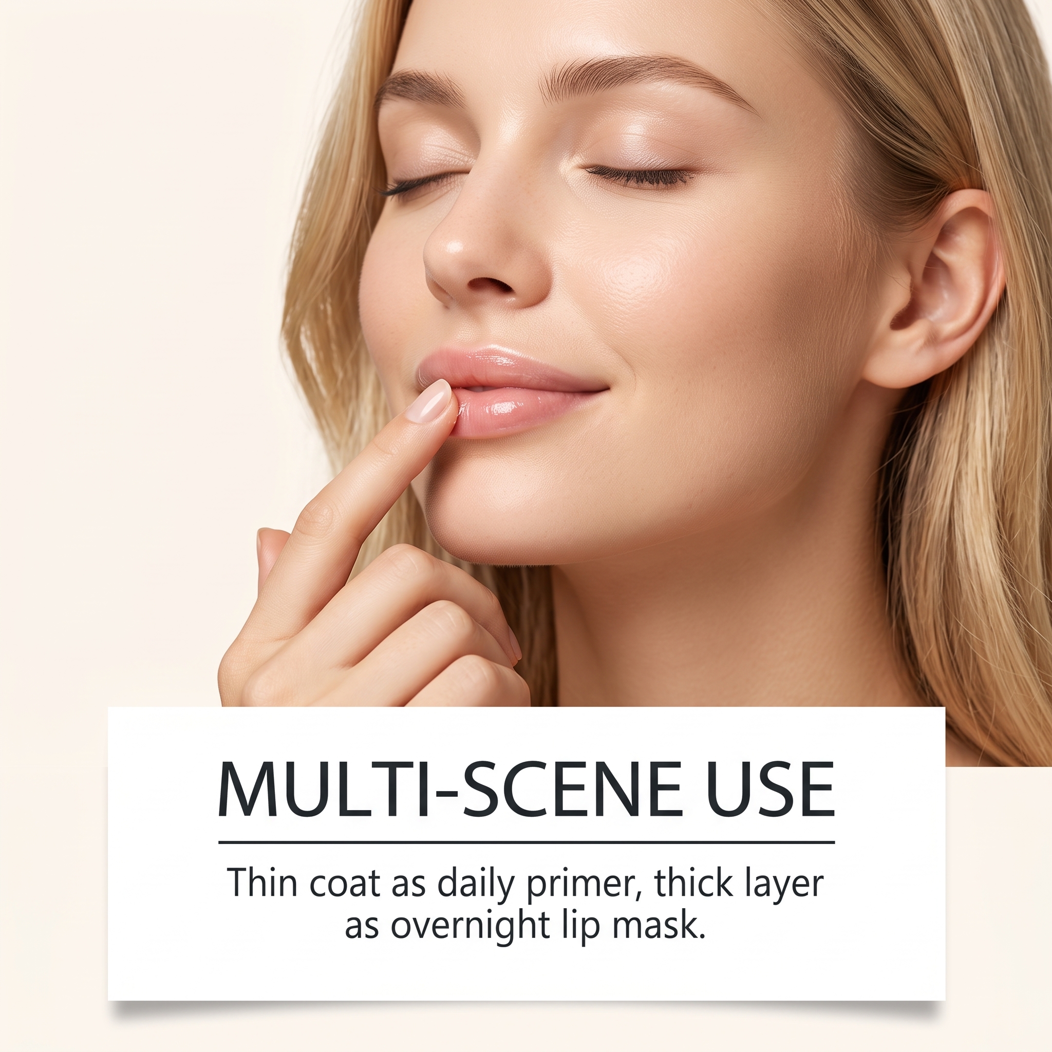 Tallow Honey Lip Balm Contains Plant Extract Oil Base Light Moist Soft Smooth Easy Apply Lips Care