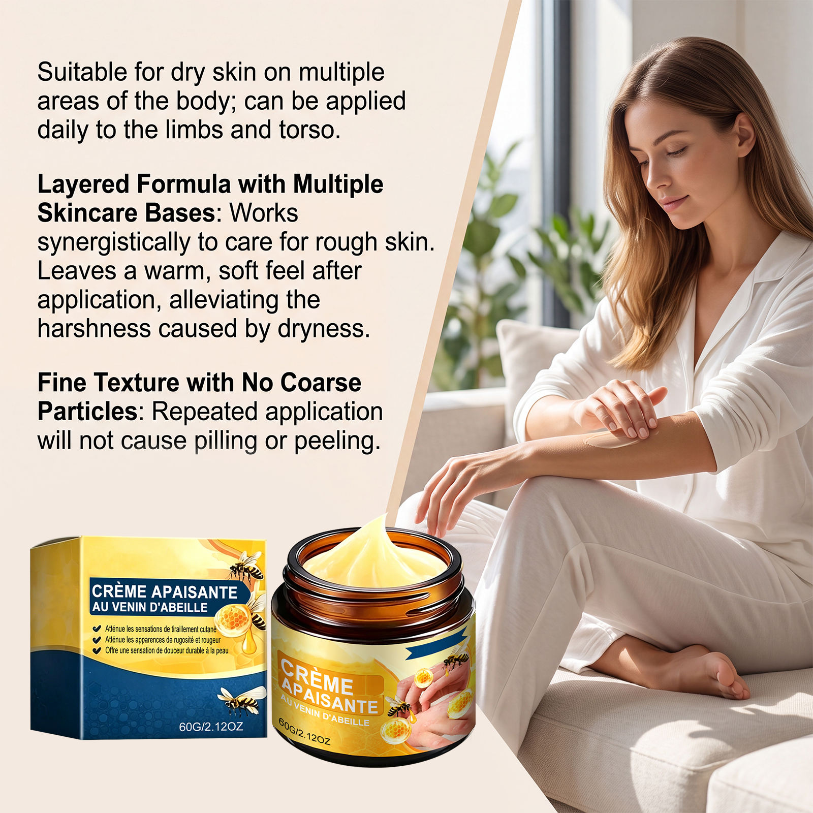 Skin Soothing Cream Gentle Repair Moisturizing For Face Body Sensitive Skin Daily Care