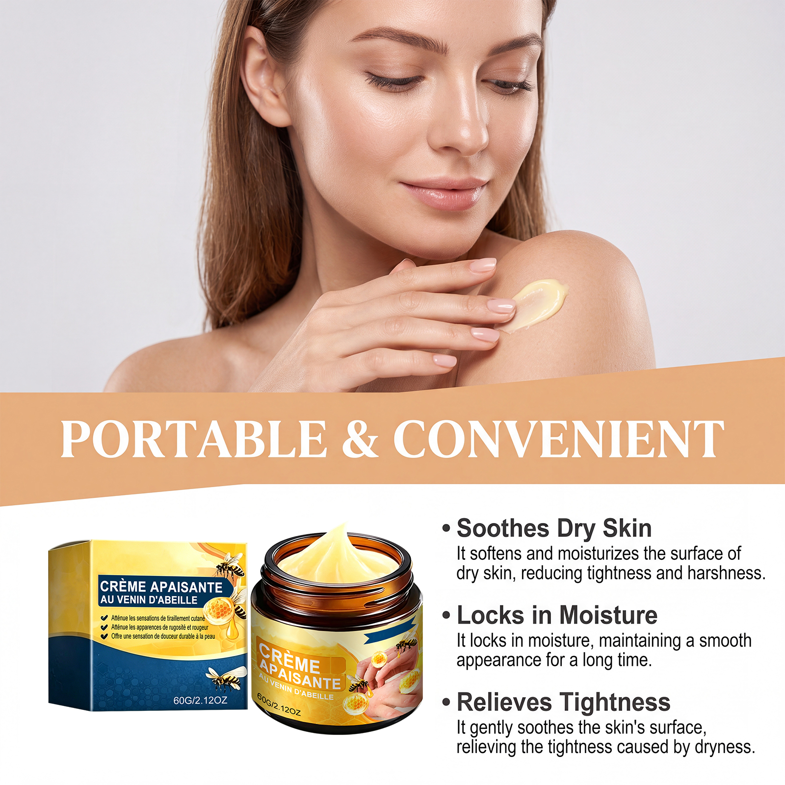 Skin Soothing Cream Gentle Repair Moisturizing For Face Body Sensitive Skin Daily Care
