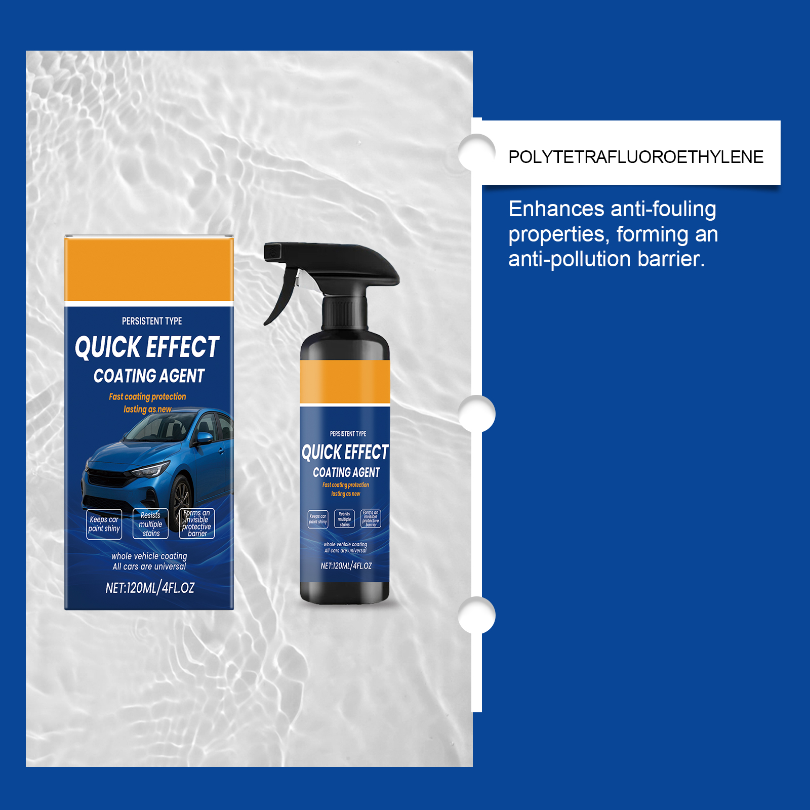 Car Coating Spray Ceramic Coating Mirror Clean Stain Remove Protect Material Maintain Gloss Level Auto Surface Care