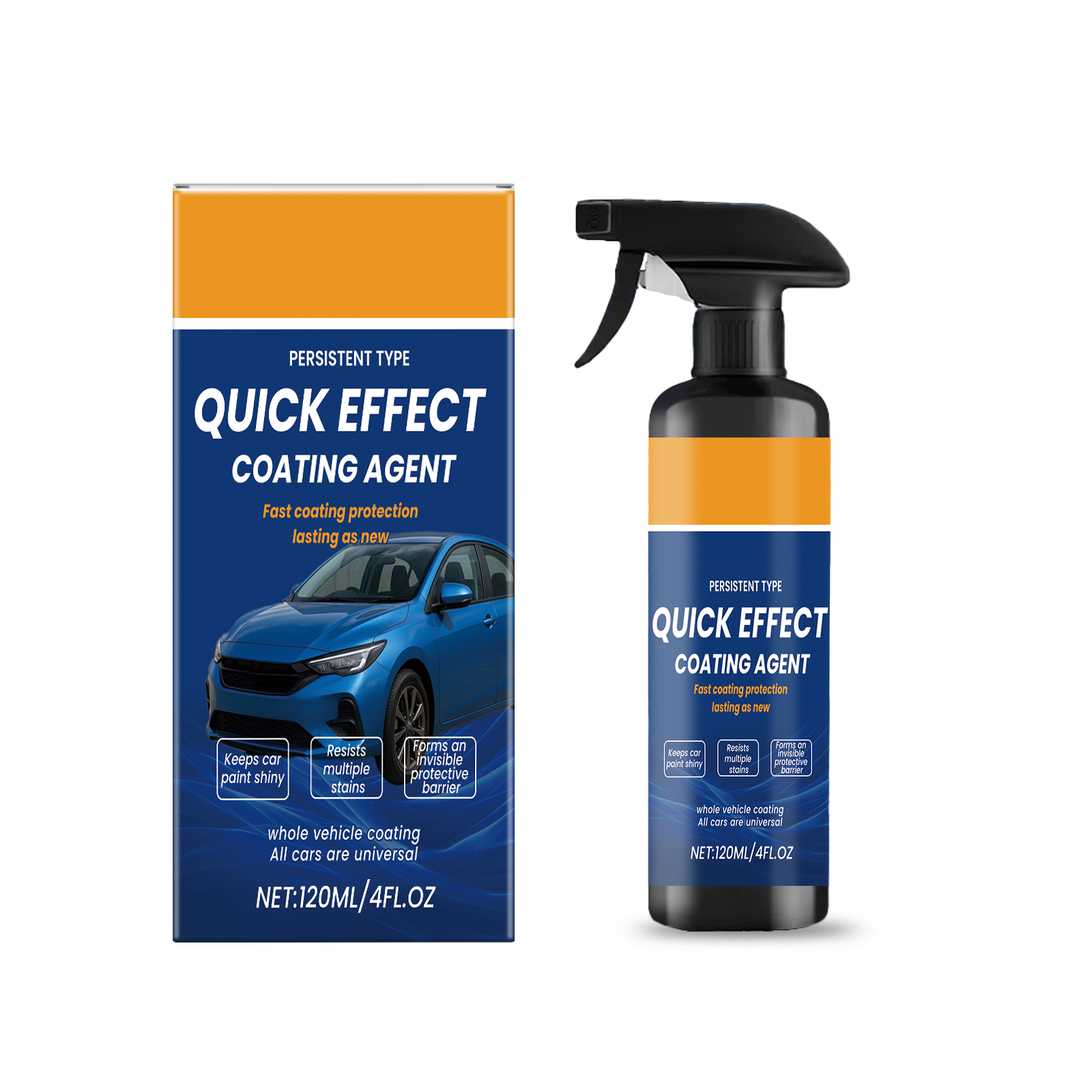 Car Coating Spray Ceramic Coating Mirror Clean Stain Remove Protect Material Maintain Gloss Level Auto Surface Care