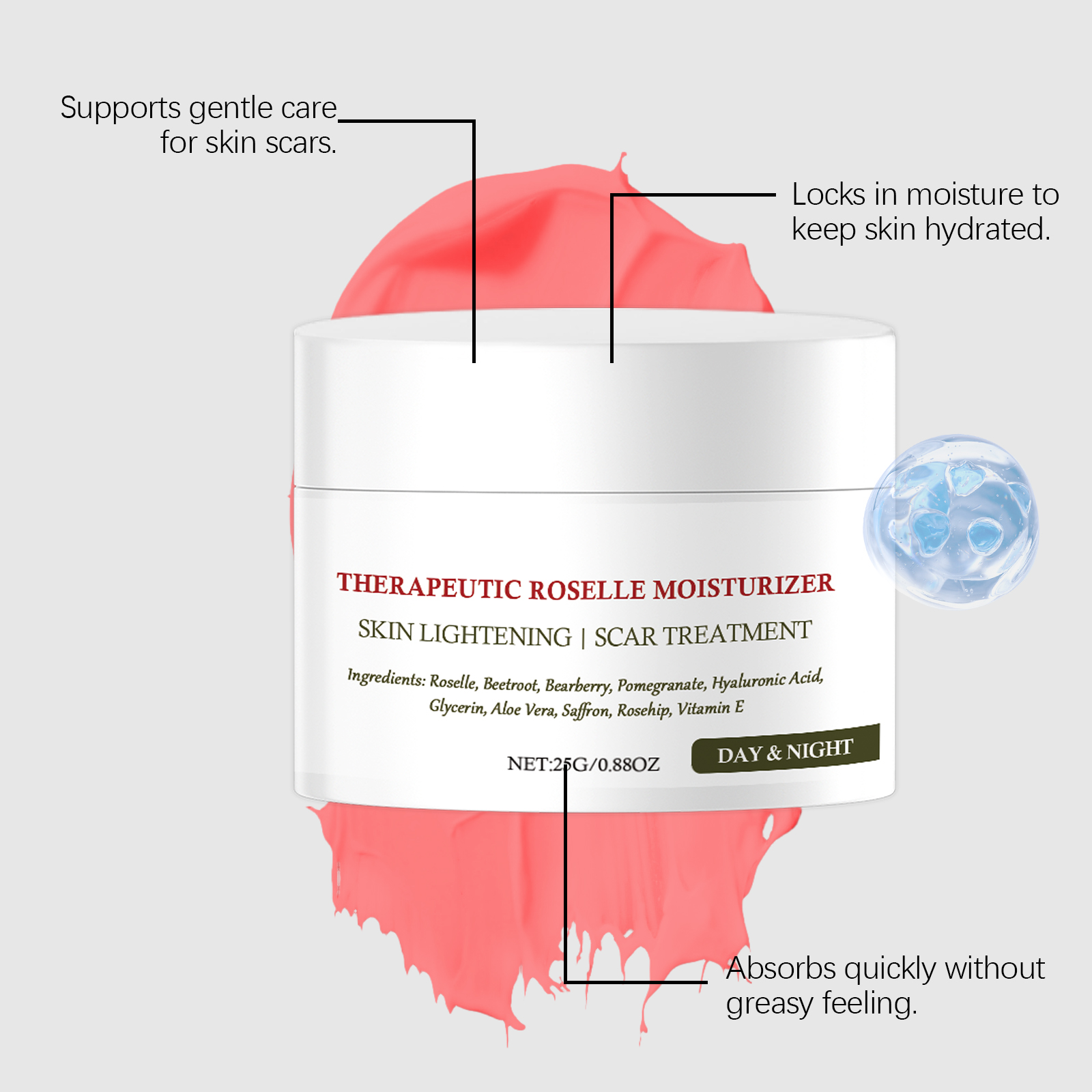 Skin Care Moisturizing Cream Mild Ingredients Nourish Soften Delicate Body Skin Daily Care Lotion