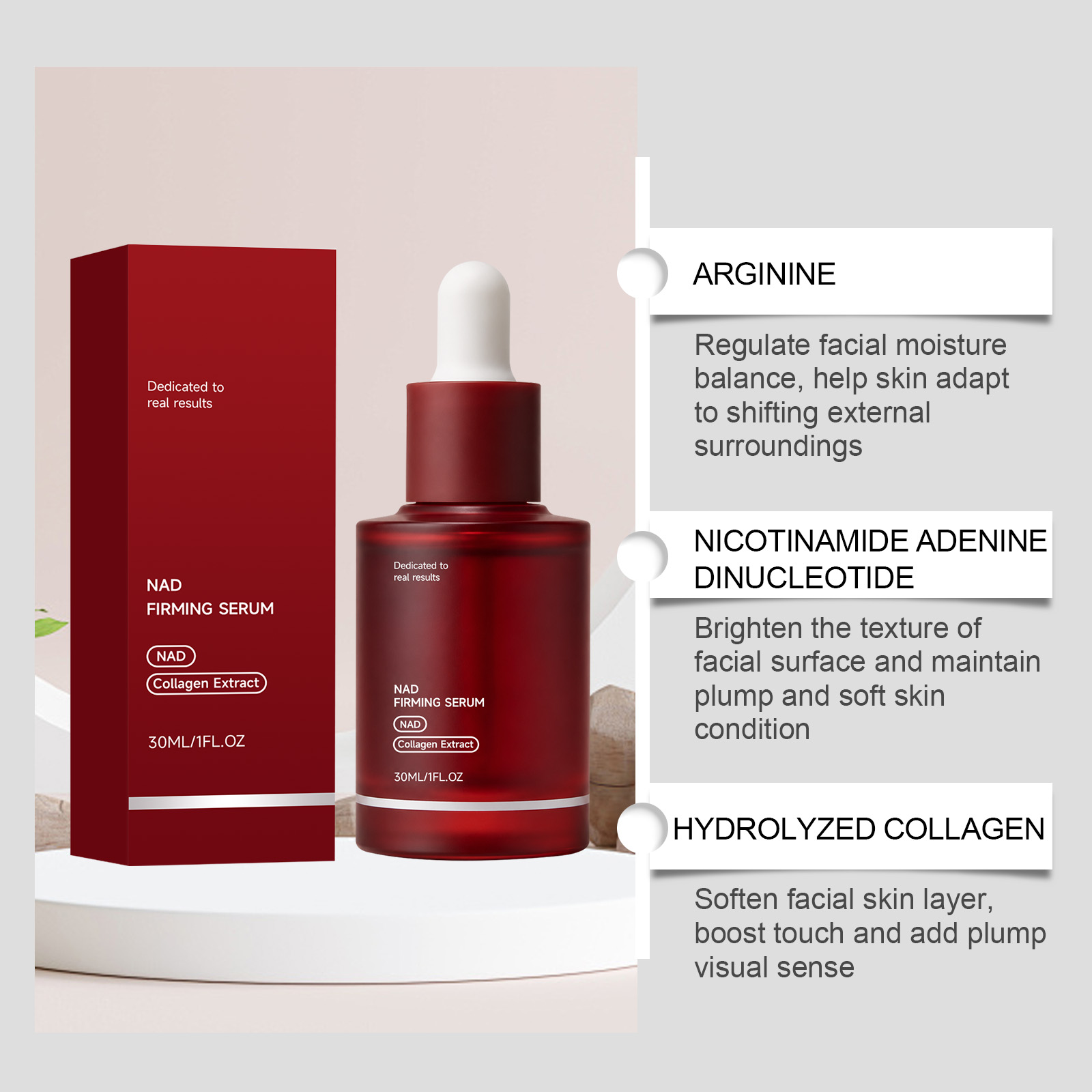Moisturizing Essence Liquid Light Texture Hydrate Facial Skin Delicate Elastic Smooth Care Product