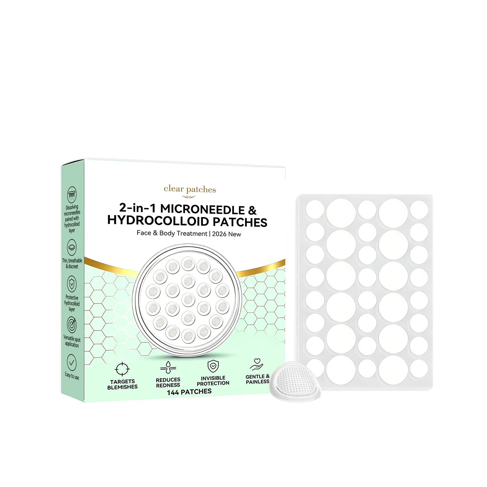 Skin Cleansing Patch Mild Formula Daily Facial Oil Cleaning Thin Breathable Moist Soft Non Sticky