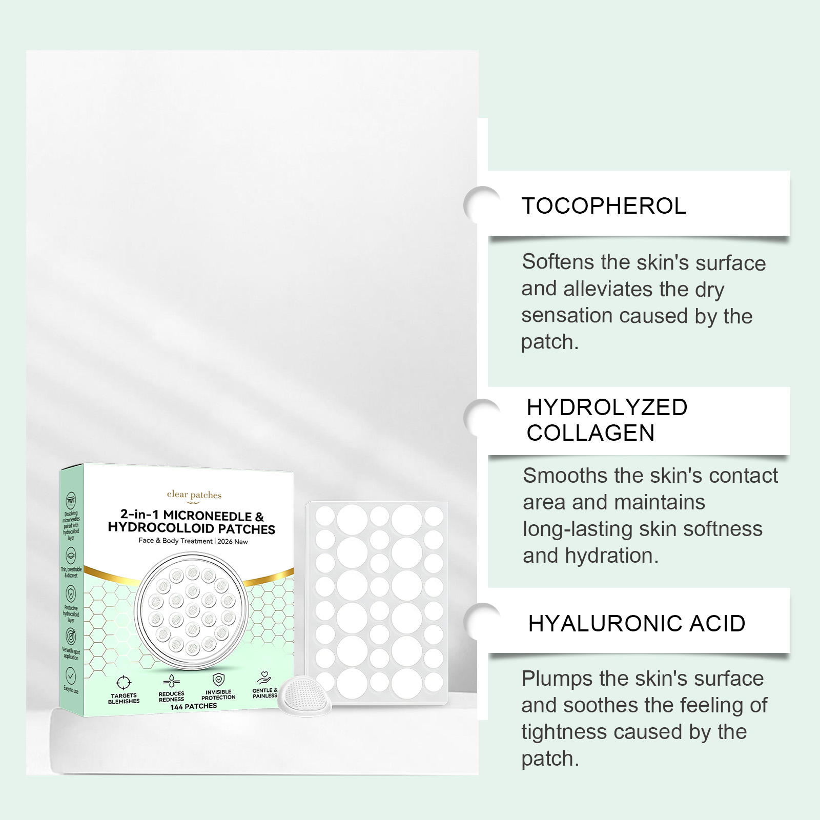 Skin Cleansing Patch Mild Formula Daily Facial Oil Cleaning Thin Breathable Moist Soft Non Sticky