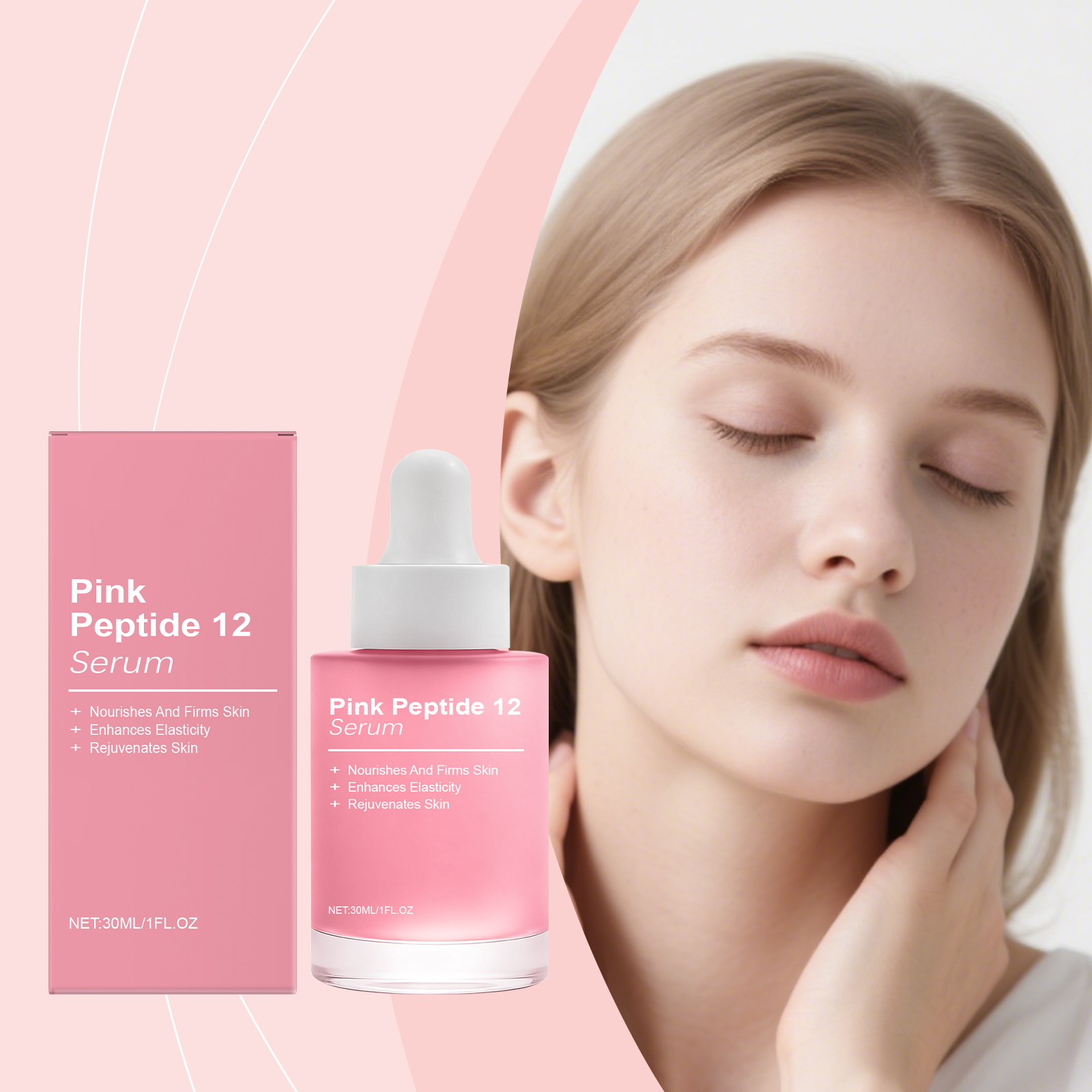Facial Essence Mild Nourishing Moisturizing Hydrating Tender Facial Skin Bright Elastic Daily Skincare Essence