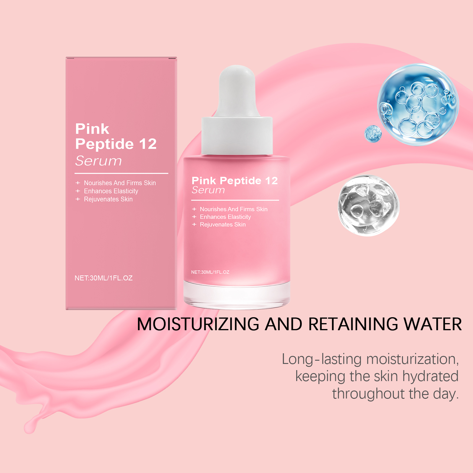 Facial Essence Mild Nourishing Moisturizing Hydrating Tender Facial Skin Bright Elastic Daily Skincare Essence
